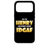 Henry Costume IDGAF Funny Meme Halloween Costume for Henrys Coque pour iPhone 17 Pro Max