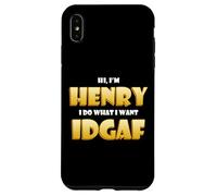 Henry Costume IDGAF Funny Meme Halloween Costume for Henrys Coque pour iPhone XS Max