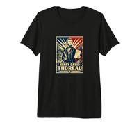Henry D. Thoreau Walden T-Shirt Haut de Gamme