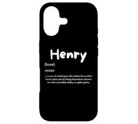 Henry Definition Nom personnalisé Costume pour Henrys Coque pour iPhone 17
