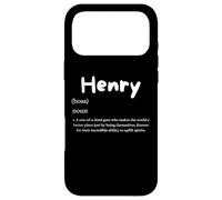 Henry Definition Nom personnalisé Costume pour Henrys Coque pour iPhone 17 Pro Max