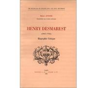 Henry Desmarest (1661-1741). Biographie critique. A la cour d'Espagne et de Lorraine. - Michel Antoine - Picard - broché - Livre