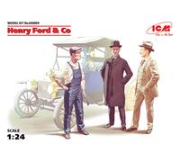 Henry Ford & Co (3 Figurines) (100% New Moules) 1:24 Figurine Plastique Model