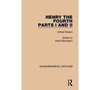 Henry Iv, Parts I And Ii