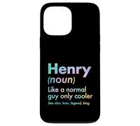 Henry Like A Normal Guy Only Cooler Legend King Prénom Coque pour iPhone 13 Pro Max