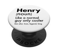 Henry Like A Normal Guy Only Cooler Legend King Prénom PopSockets PopGrip Adhésif