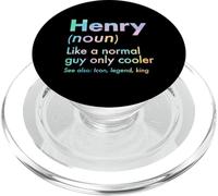 Henry Like A Normal Guy Only Cooler Legend King Prénom PopSockets PopGrip pour MagSafe