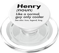 Henry Like A Normal Guy Only Cooler Legend King Prénom PopSockets PopGrip pour MagSafe