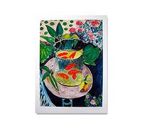 Henry Matisse (poisson rouge) affiche impression toile mur Art photos, fauvisme abstrait salon décor à la maison 60x80 cm sans cadre