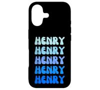 Henry Retro Name Stack Design Coque pour iPhone 17