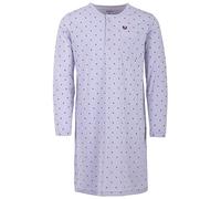 Henry Terre Chemise de nuit à manches 1/1 pour homme - Taille M à 3XL, gris, XXL