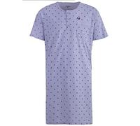 Henry Terre Chemise de nuit pour homme à manches courtes pour l'été - Pyjama - Taille M-3XL, gris, XXL