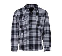 Henry Terre Chemise thermique pour homme - Veste de travail - Doublure polaire - À carreaux - Taille M à 3XL, anthracite, L