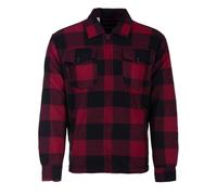 Henry Terre Chemise thermique pour homme - Veste de travail - Doublure polaire - Taille M à 3XL, rouge, XL