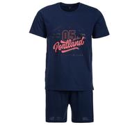 Henry Terre Herren Pyjama Shorty Oregon Portland Grande Taille - Coton, Farbe:, Größe-Herren: