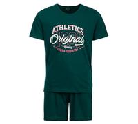 Henry Terre Pyjama pour Homme Athletics Original Grande Taille - Coton, Farbe:grün, Größe-Herren:3XL