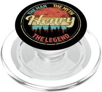 Henry The Man The Myth The Legend Men Nom personnalisé PopSockets PopGrip pour MagSafe