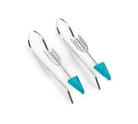 HENRYKA Boucles d’Oreilles Arrow en Argent Sterling 925 et Turquoise, Boucles d’Oreilles Drop Hook, Bijoux Viking, Style Boho, Cadeau pour Elle