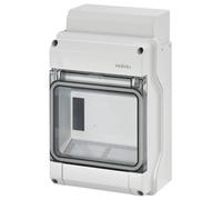 Hensel 61000735 KV 1506 Coffret de distribution montage apparent (en saillie) Nombre de divisions = 6 Nbr de rangées = 1 Contenu