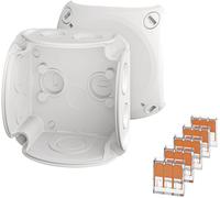 Hensel 62000442 Boîte de jonction avec bornes enfichables, plombable (l x H x P) 84 x 84 x 55 mm 1 pc(s)