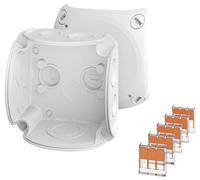 Hensel 62000442 Boîte de jonction avec bornes enfichables, plombable (l x H x P) 84 x 84 x 55 mm 1 pc(s)