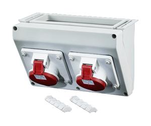 Hensel CEE Distributeur d'énergie Boîte de connexion 400V 270mm de largeur - FP CB 211