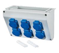 Hensel Enyst Boîte de connexion 6x16A 230V 270mm de largeur - FP CB 218