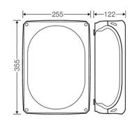 HENSEL HENSEL Boîte de dérivation KF 5000 C sans cloisons ni pré-découpes Quantité:1