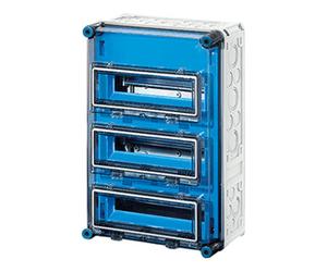 HENSEL Hensel Boîtier automatique 36TE avec 3 couvercles rabattables Mi 1333 Quantité:1