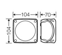 HENSEL Hensel Boîtier de bornes en rangée RK 0405 T 1,5-4 mm² 5 bornes Quantité:1