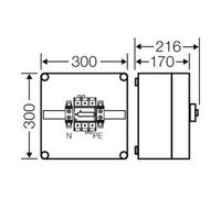 HENSEL Hensel Boîtier de sectionneur Mi 7215 125A 3 pôles PE N Quantité:1