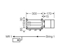 HENSEL Hensel PV-GAK avec ÜSE 1xPV-String vers 1xWR Mi PV 1111 Quantité:1