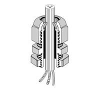 HENSEL Hensel Raccord de fixation IP65 avec filetage M 50x1,5 AKM 50 Quantité:1