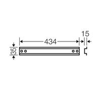 HENSEL Hensel Rail de support Mi TS 45 Quantité:1