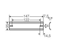 HENSEL HENSEL Rail porteuse XXmm KF10 DK TS 10 Quantité:1