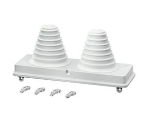 Hensel MI FP 72 Bride de fixation avec presse-étoupe 2x30-72mm - Mi FP 72