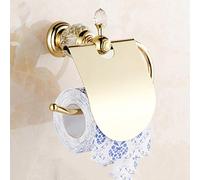 Hensftods Porte-serviettes en laiton massif doré pour peignoir, porte-savon, porte-serviette, porte-gobelet, accessoires de salle de bain