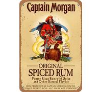 Henson Captain Morgan Original Spiced Rum Vintage Tin Sign Logo 12 * 8 inches Advertising Eye-Catching Wall Decoration