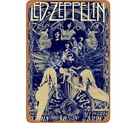 Henson LED Zeppelin Traditional Vintage Tin Sign Logo 12 * 8 Advertising Eye-Catching Wall Decoration