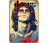 Henson The Doors Jim Morrison Vintage Tin Sign Logo 12 * 8 inches Advertising Eye-Catching Wall Decoration
