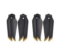 Hensych 2 paires d'hélices à démontage rapide et faible bruit pour Mavic 2 Pro et Zoom, Doré/noir