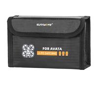 Hensych pour DJI Avata Sac de batterie Antidéflagrant Sac de sécurité LiPo Stockage Protecteur Ignifuger Cas Résistance à la chaleur Cas de radioprotection [Pas de batterie](pour 3 Batteries)