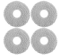 Henxing 4pcs Rechange Serpillières Compatibles pour Dreame L10 Ultra/L10s Ultra, Réutilisable Nettoyage en Microfibre pour Aspirateur Robot de Tampons