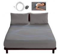 HENYEER Drap-housse 150x200 cm, hauteur de lattes 30 cm Draps à poches extra profondes pour un meilleur sommeil et un soulagement de l'anxiété Drap-housse en microfibre Doux et respirant en machine