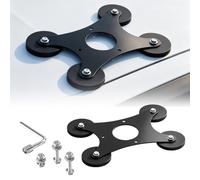 HENYEER Support magnétique pour voiture Starlink Mini, kit de fixation magnétique compatible avec Starlink Mini, support en aluminium pour voitures, camping-cars, camions et bateaux,stable en conduite