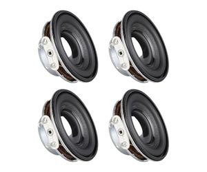HENYGEN Barre de son miniature avec aimants internes de 3,8 cm 40 mm avec bords en polyuréthane 4 Ohm 3 W pour conférencier de résistance de musique claire