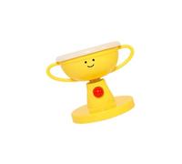 HENYGEN Bols en forme de trophées avec hauteur réglable pour manger des couleurs vives - Support inclinable - Couleur vive - Design trophée facile pour l'alimentation des animaux de compagnie