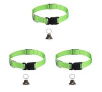 HENYGEN Colliers de mouton avec cloche à vache - Boucle à dégagement rapide - Accessoire pour animal domestique - Pour chèvres et moutons - Avec cloche