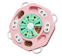 HENYGEN Jouet puzzle interactif pour chien Distribution de friandises avec base antidérapante Jouet de stimulation mentale pour chien