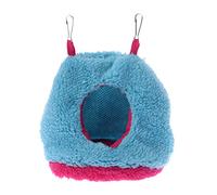 HENYGEN Lit chaud en tissu perméable pour petit animal domestique pour temps froid, grotte pour perroquets, calopsittes africaines, bon coton